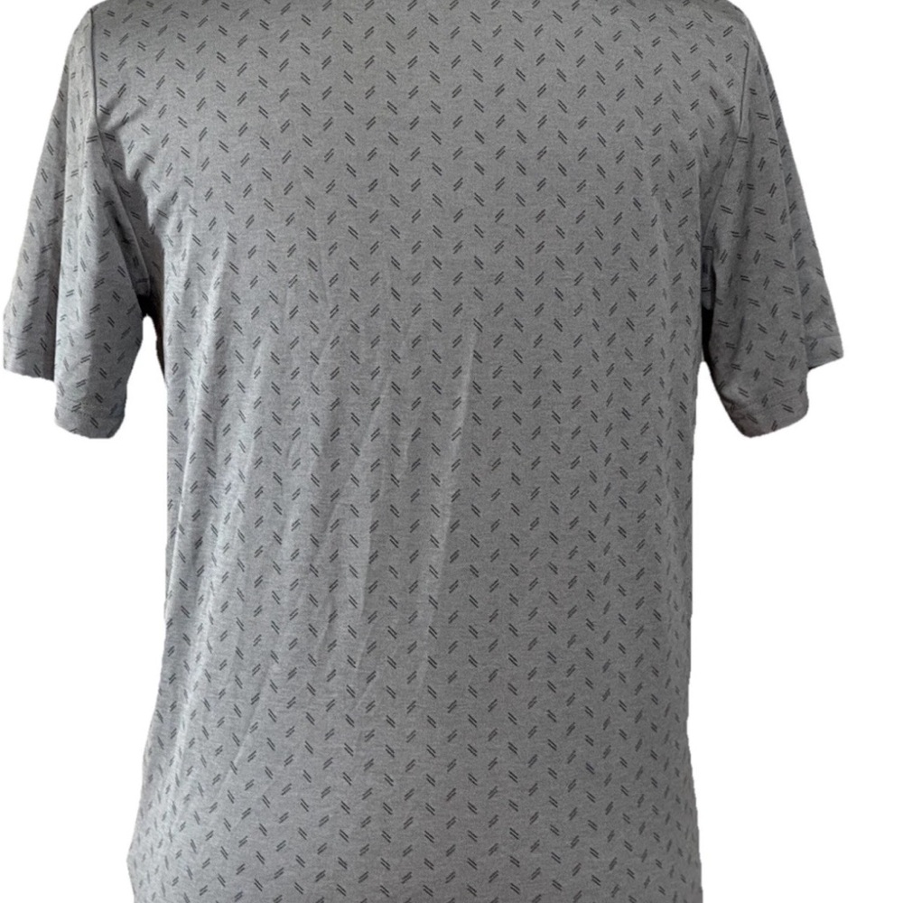 Travis Matthew Men's Gray Patterned Polo Shirt Medium - Picture 2 of 4